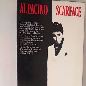 Scarface Movie Poster - Black and Red